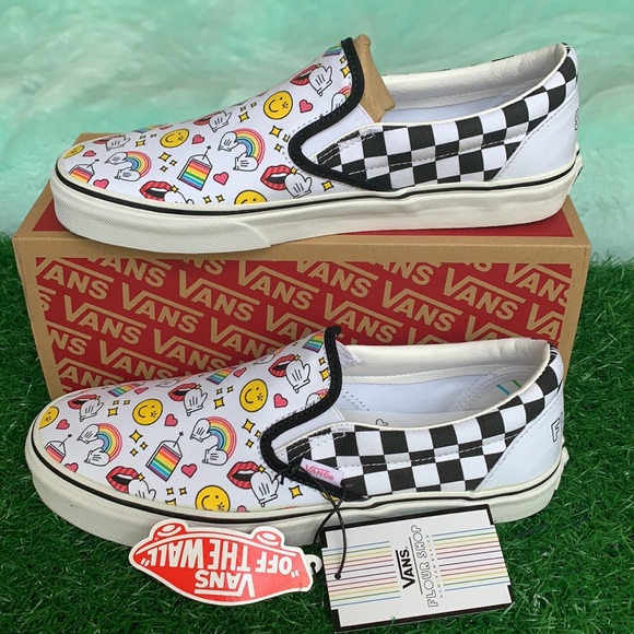 VANS CLASSIC SLIP ON FLOUR SHOP Iconschckrbrd men’ - Picture 2 of 16